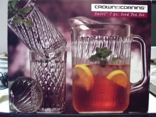 Swirl 7 Pc. Iced Tea Set