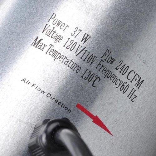 Light Weight Indoor Garden 4" 120 CFM Inline Duct Booster Vent Fan Blower Aluminum Blade N2