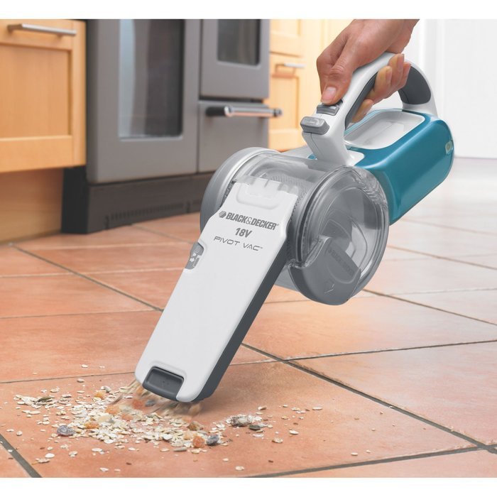 Black & Decker Pivot Vac 18V Cordless Pivoting Hand Vac, PHV1810 N2
