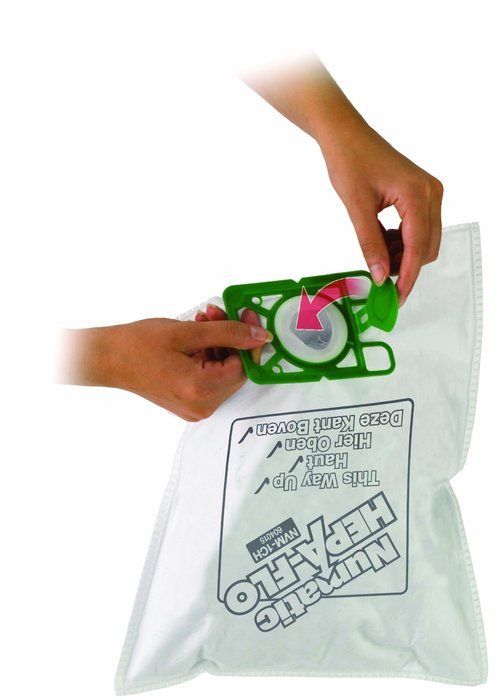Numatic NVM-1CH HepaFlo' Disposable Filter Bags Pack - for the "Henry" HVR200A, the "Hetty" HET200A, the "James... N2