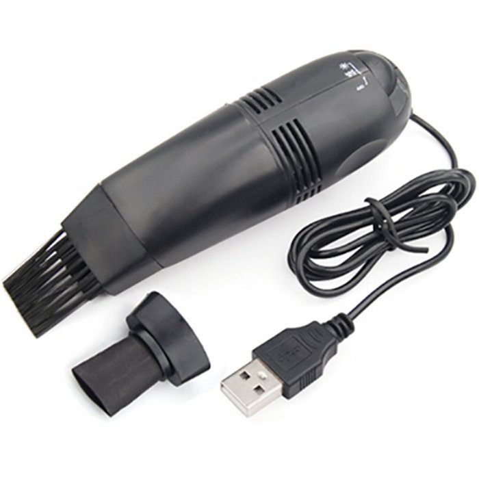 Mini USB Laptop Keyboard Cleaner Dust Collector Black N5