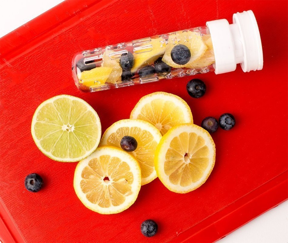 limited Time Promotion Bonison Stylish Tritan Fruit Infuser Water Bottle, Leak Proof, Trendy Durable with Handle... N3