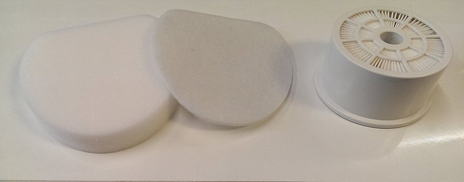 Shark NV400 HEPA Exhaust Filter, 1 Foam & 1 Felt Filter, Part # XFH400 & XFF400