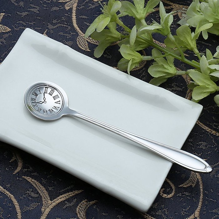 Ceramics Stainless Steel Tableware Creative 5-pieces Coffee Scoops Stirring Sugar Tea Spoons N5