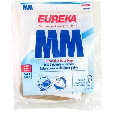 Genuine Eureka Premium MM Vacuum Bag 60296C - 3 bags
