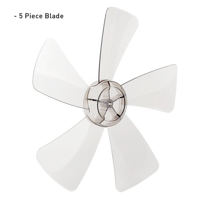 Duronic FN40 White 16 inch Oscillating Pedestal (Stand) Fan with weighted round base N9