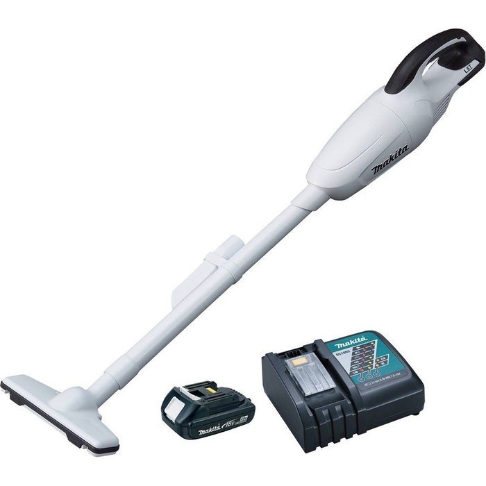 Makita XLC02R1W 18V Compact Lithium-Ion Cordless Vacuum Kit- Discontinued by Manufacturer N3