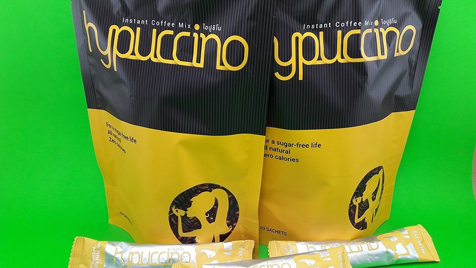 2 pack of Hycafe Cappuccino Instant Coffee Mix 15 in 1 Slimming Dietary Supplement Sugar Free Zero Calories