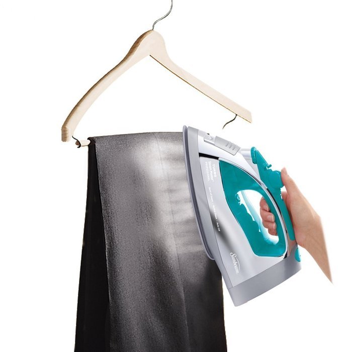 Sunbeam Steam Master Iron with Anti-Drip Non-Stick Stainless Steel Soleplate and 8' Retractable Cord, 1400 Watt N11