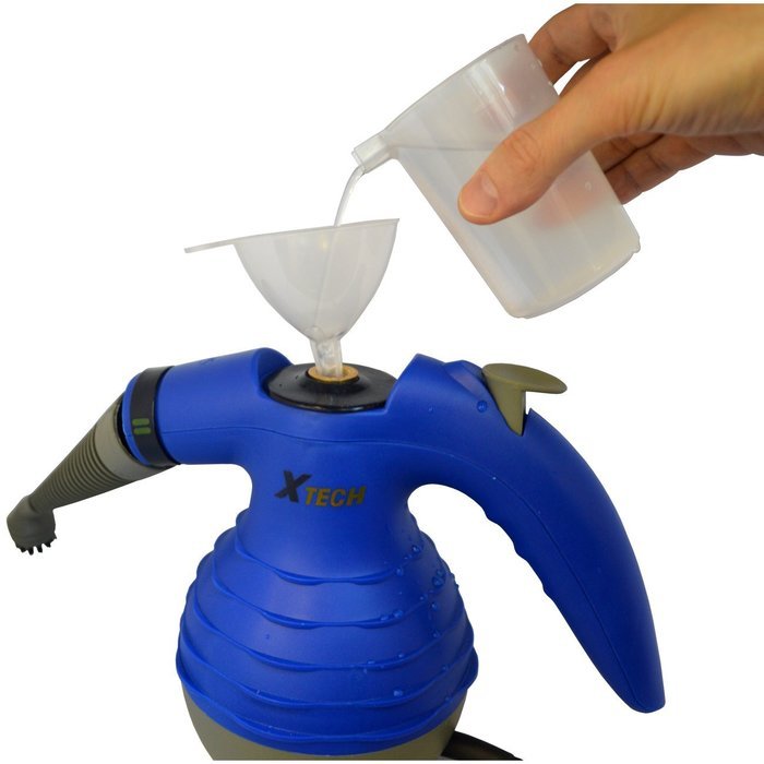 Xtech Electric Easy Handheld Steam Cleaner with 6 Different Attachments and 3 Additional Accessories N3