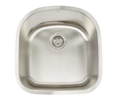 Artisan AR 2120 D9-D Premium Collection 16-Gauge 20-Inch Undermount Single Basin Stainless Steel Bar Sing by Artisan