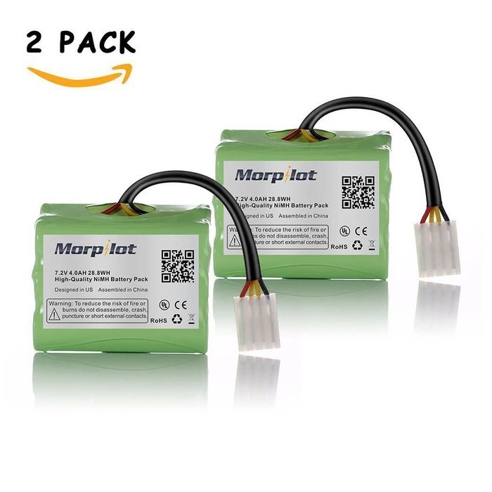 Morpilot M041002G 4000mAh Neato Battery for XV-11, XV-12, XV-14, XV-15, XV-21, XV-25, XV Essential, XV Signature... N4