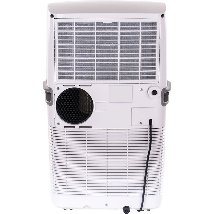 Honeywell MP10CESWW 10000 BTU Portable Air Conditioner with Front Grille and Remote Control, White/Grey N7