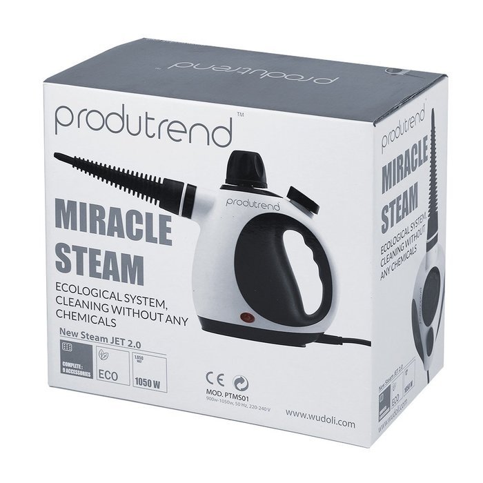 ProduTrend Miracle Steam Electric Handheld Steam Cleaner With Various Attachments N2