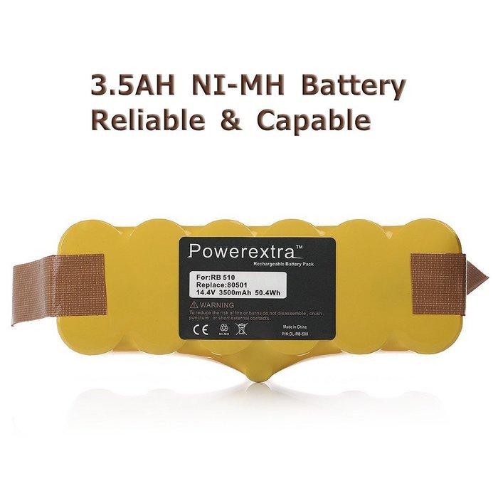 Powerextra Roomba Replacement Battery(3500mAh) Rechargeable for Irobot Roomba 500 510 530 532 535 536 540 550... N6