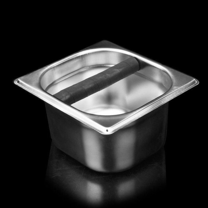 MyLifeUNIT Stainless Steel Coffee Espresso Knock Box 7" x 5" N2