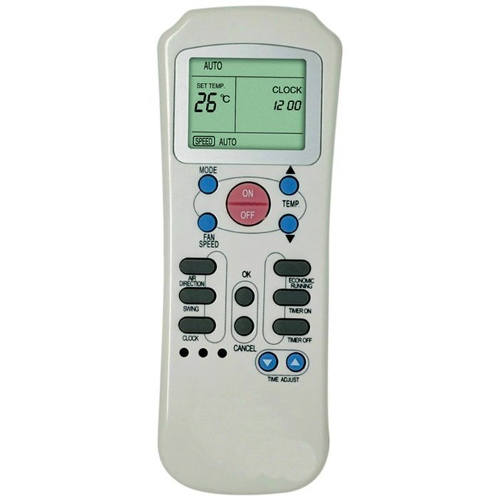 Generic Replacement Air Conditioner Remote Control for Carrier Springer Midea Delchi R14/ce N2