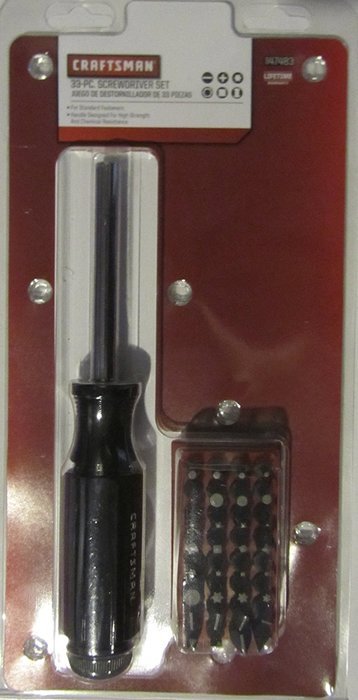 Craftsman 9-47483 33-Piece Screwdriver Set N3