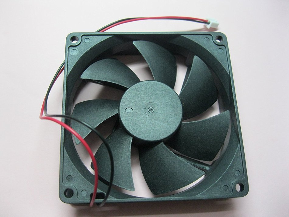 2 pcs Brushless DC Cooling Fan 24V 9025S 7 Blades 2 wire 92x92x25mm Sleeve-bearing Skywalking N2