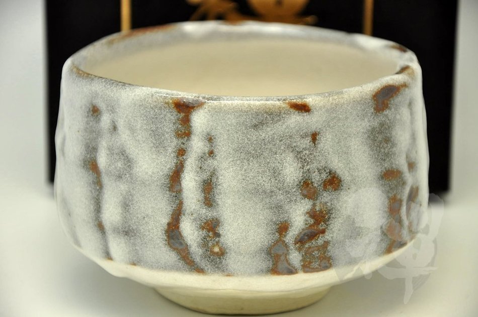 Japanese Mino Yaki ware Matcha Bowl Green Tea 11.5 / 11.5 / 8cm (4.5 / 4.5 / 3.1inch)[7351]