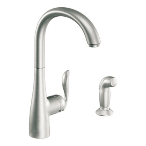 Moen 7790CSL Arbor One-Handle High Arc Kitchen Faucet, Classic Stainless by Moen