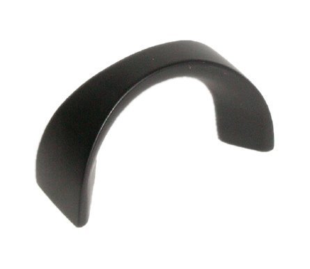 Top Knobs M554 Nouveau II Finger Pull Black by Top Knobs