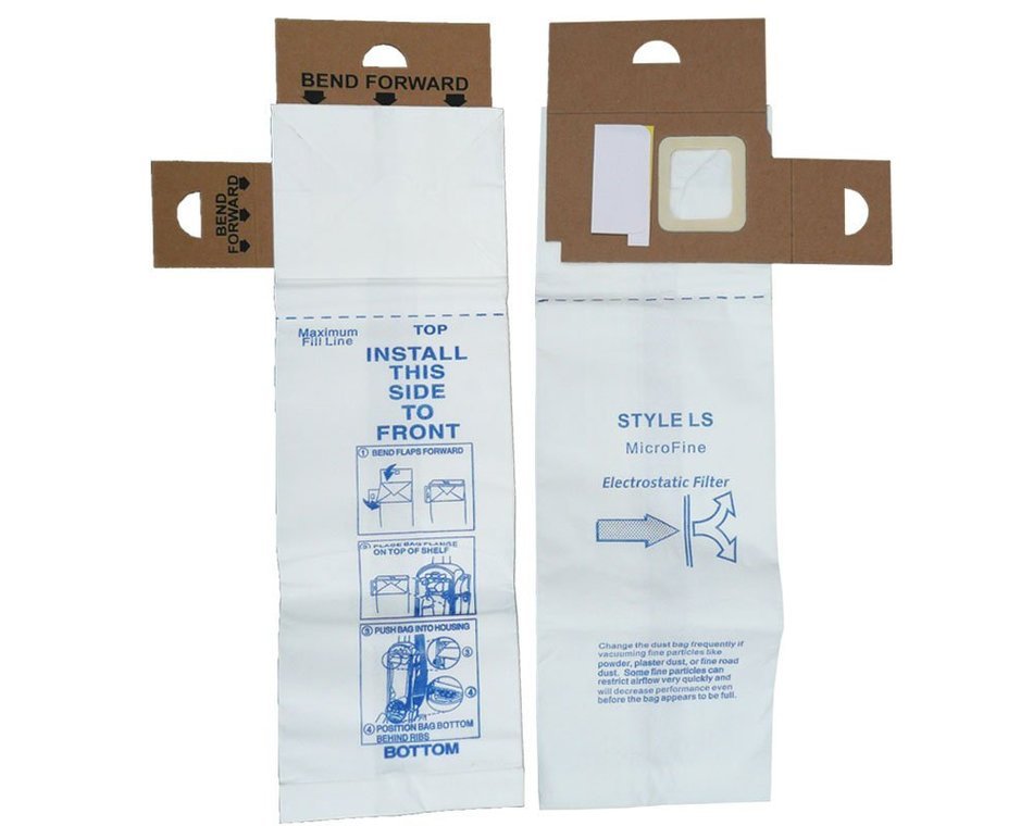 15 Eureka Type LS Sanitaire Vacuum Bags, LiteSpeed Upright, Bagged, Boss Signature Genesis, Refurb Powerline Limited... N2