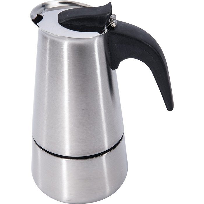 Chef KTESPMKR Heavy-Gauge Stainless Steel Espresso Maker, 4 Cup