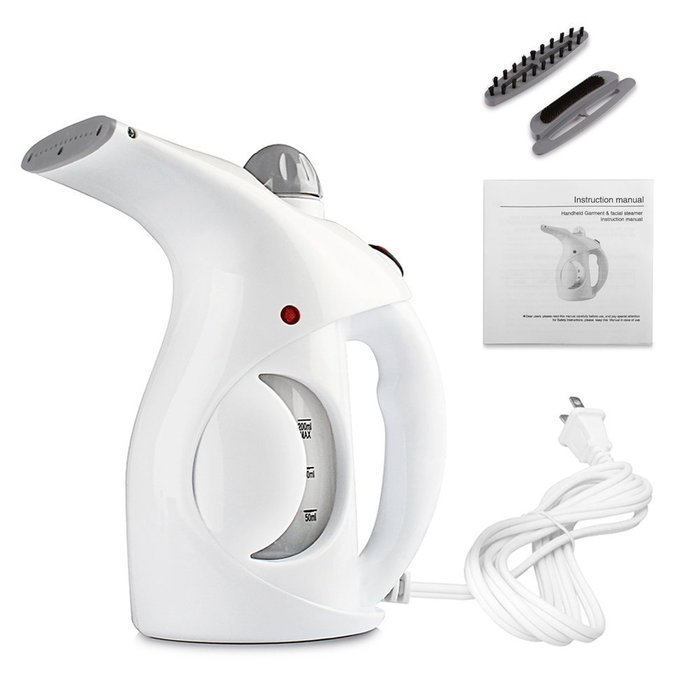 Handheld Steamer Portable Garment Steamer Fabric Steamer, Facial Steamer, Portable Dual Power Travel Iron Steamer... N9