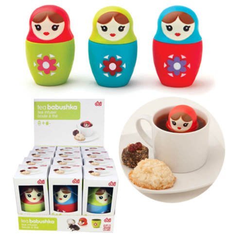 New DCI Babushka Tea Infuser (Assorted Colors)