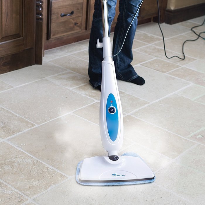 SteamFast SF-150 Everyday Steam Mop, White N2