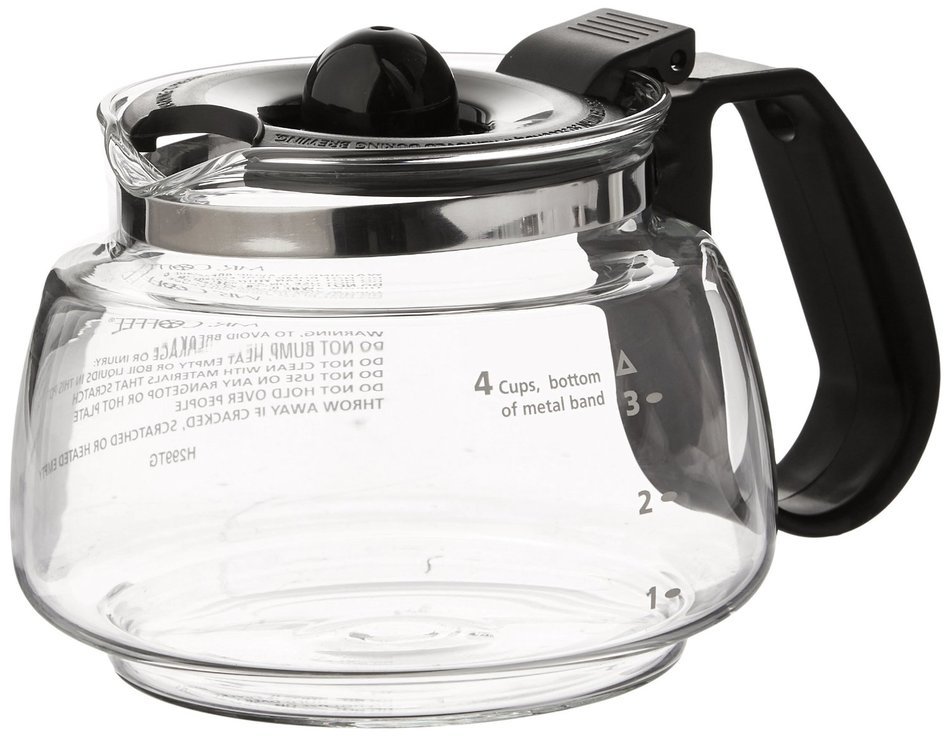 Mr.Coffee ND4 Replacement 4-Cup Carafe, Black