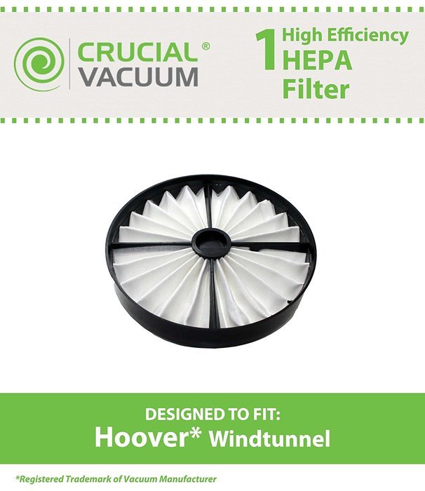 1 Hoover WindTunnel HEPA Filter Designed To Fit Hoover Vacuum WindTunnel Models S3755, S3765, S3755045, S3765040...