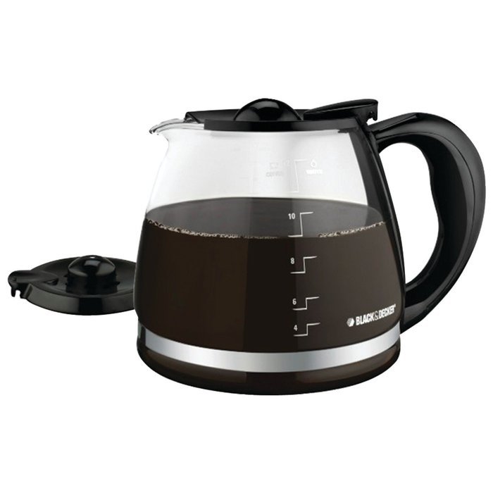 BLACK+DECKER GC3000B 12-Cup Replacement Carafe, Black
