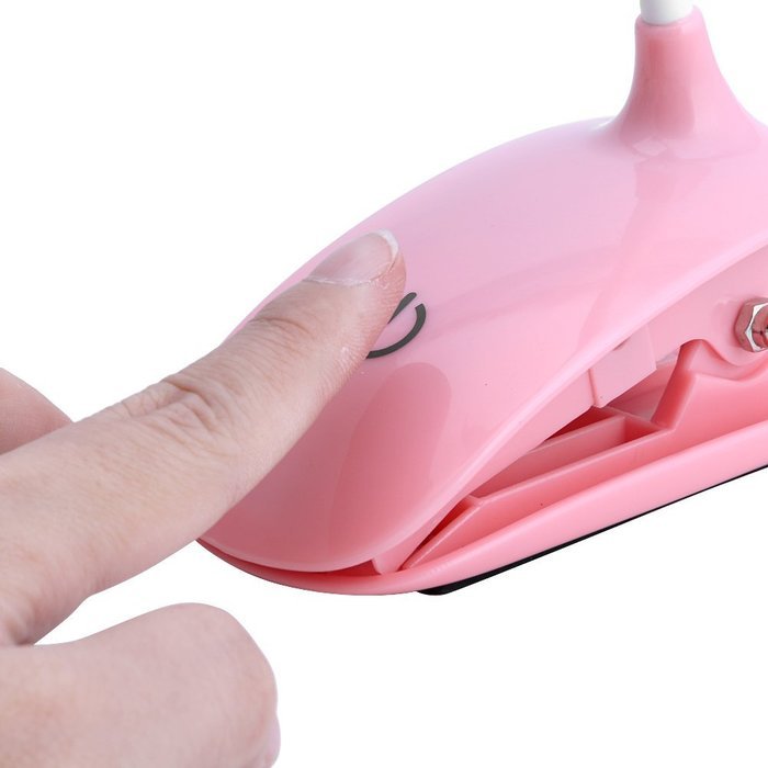 Kocome USB Clip on Fan Rechargeable Battery Home Office Desk Table Crib Cooling Fans (Pink) N9