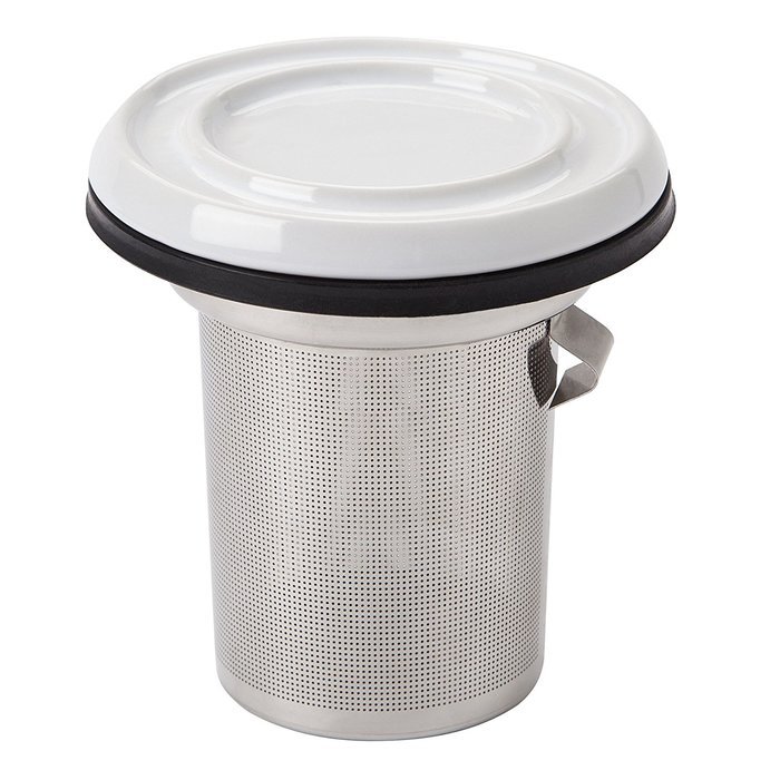 casaWare Tilt and Drip Tea Infuser with Ceramic Lid