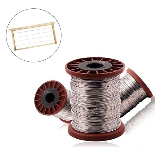 Forsun Stainless Steel Wire 500g (0.5mm diameter) For Hive Frames + Wire Tensioner Crimp