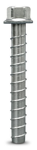 Simpson Strong Tie THD37500HMG 3/8-Inch by 5-Inch Titen HD Mechanically Galvanized Heavy Duty Screw Anchor for...