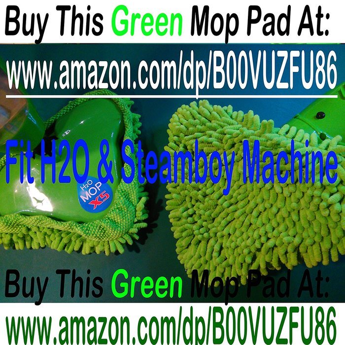 (2) H20flo Coral Steam Mop Pads N2