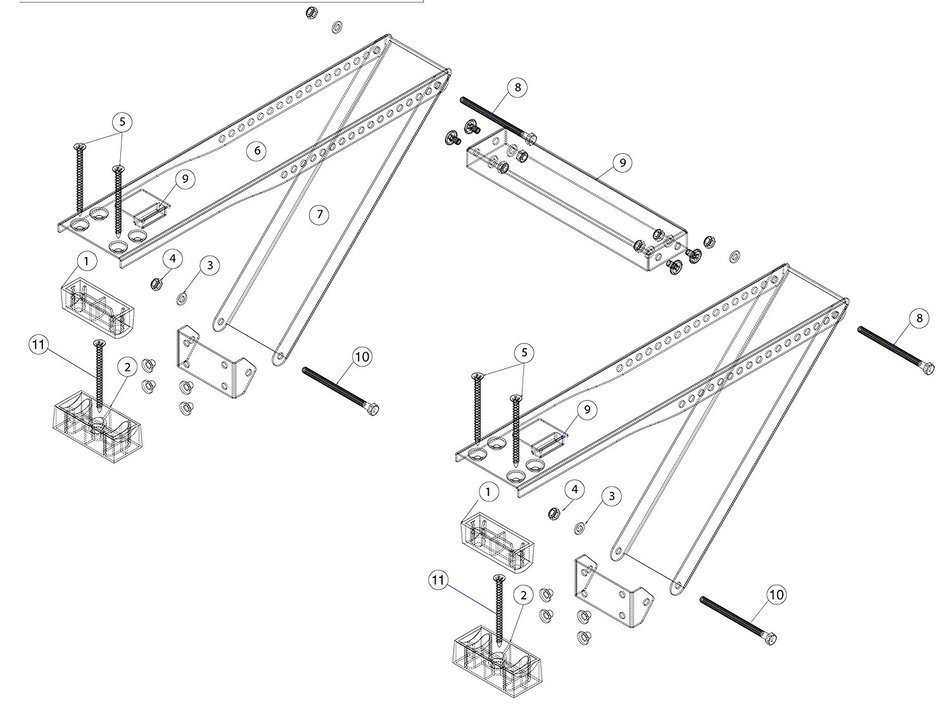Universal Window AC Support - Air Conditioner Bracket - Support Air Conditioner Up to 105 lbs. - For 5000 BTU... N2