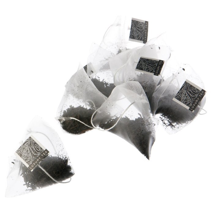 Metropolitan Tea 200 Count Pyramid Shaped Teabags, Decaffeinated English Breakfast Tea N2