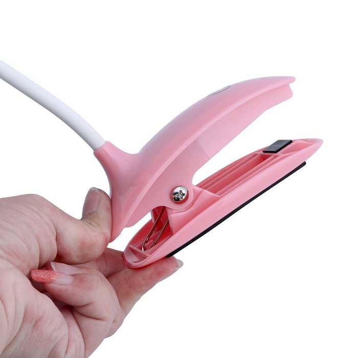 Kocome USB Clip on Fan Rechargeable Battery Home Office Desk Table Crib Cooling Fans (Pink) N11