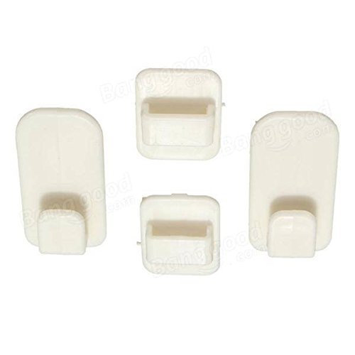 Saver 2 x Home Self Adnesive Portable TV Remote Control Key Air Conditioner Holder Storage Box Door Wall Sticky... N3