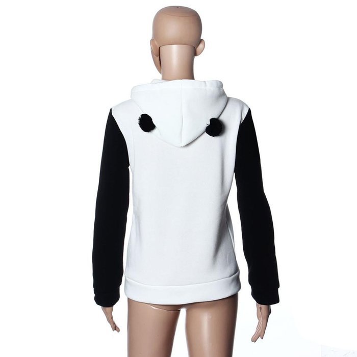 Hoodie ,BeautyVan Womens Panda Pocket Hoodie Sweatshirt Hooded Pullover Tops (M, White)