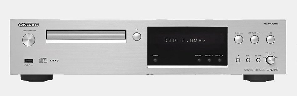 ONKYO C-N7050 (S) network CD Player Hi-Res sound source corresponding Silver