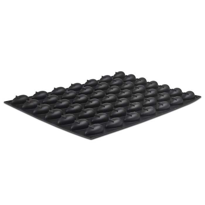 Pavoni Pavoflex Silicone Quenelle Tonda Mold - 49 Forms