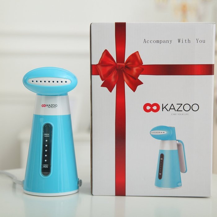 Kazoo Compact Handheld Fabric Steamer, portable mini for travel, Pink N10