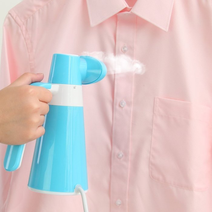 Kazoo Compact Handheld Fabric Steamer, portable mini for travel, Pink N12