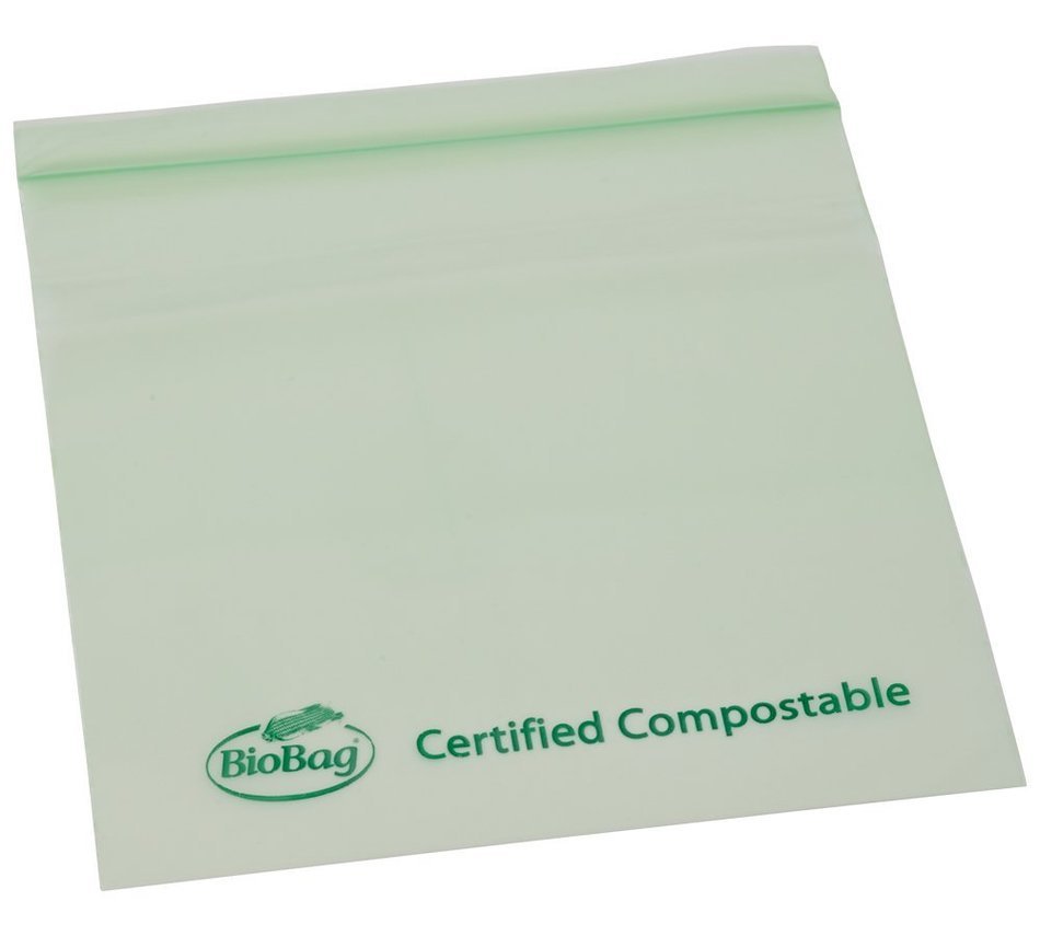 BIOBAG SANDWICH BAGS,RESEAL,COMP, 25 CT N2