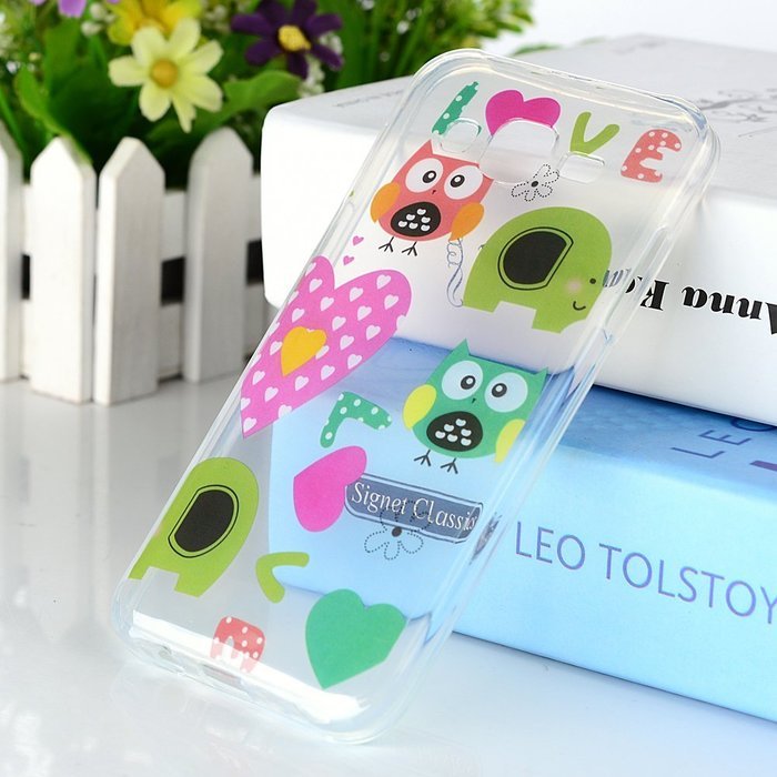 2015 Galaxy J5 Case, YOKIRIN Colorful Clear Skin Shell Slim Fit Case Translucent Impact Resistant Anti Slip Flexible... N29